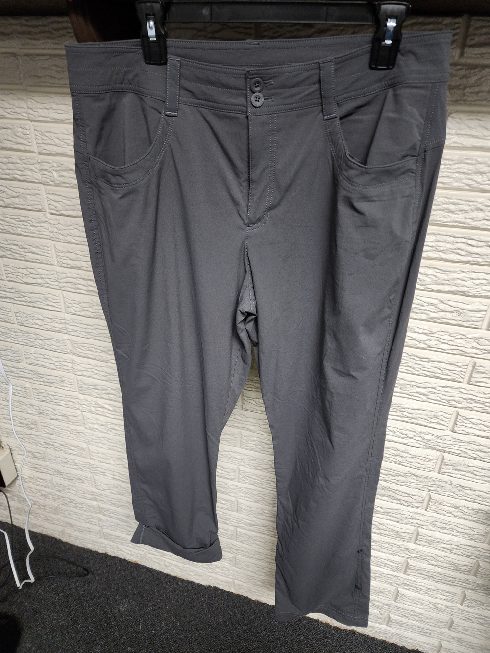 Eddie Bauer Women's Gray Stretch  Hiking Pants